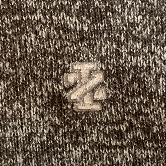 Men’s 2XL Izod quarter zip fleece inside sweater outside in Heather Gray & black - Picture 7 of 10